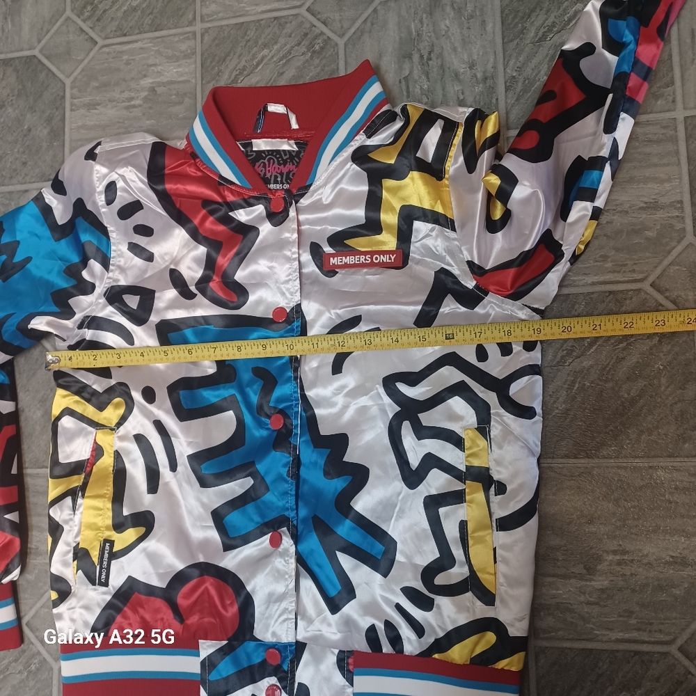 MEMBERS ONLY SIZE S Colorful Graphic Women's Jacket - Picture 13 of 16